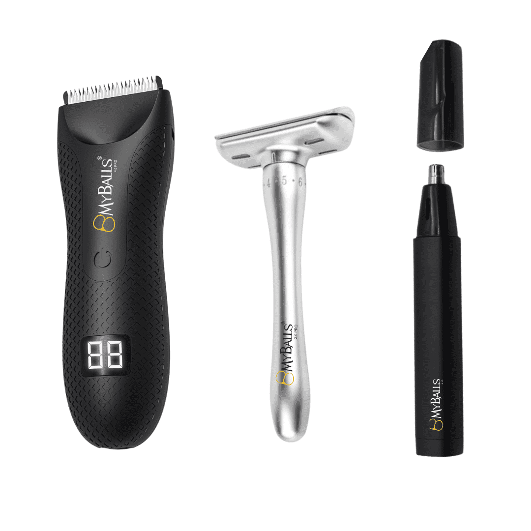 Tripack Trimmer Mens MB - My Balls 4.0 Pro +My Balls 2.0pro +Trimmer Nariz y Orejas
