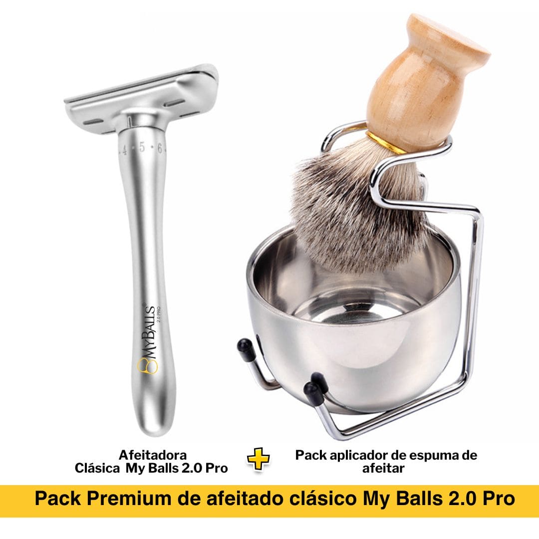 Pack premium de afeitado clásico My Balls 2.0 Pro®