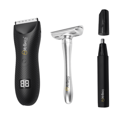 Tripack Trimmer Mens MB - My Balls 4.0 Pro +My Balls 2.0pro +Trimmer Nariz y Orejas