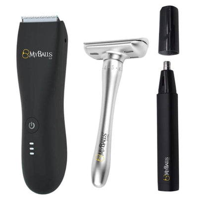 Tripack Trimmer Mens MB - My Balls 4.0 Pro +My Balls 2.0pro +Trimmer Nariz y Orejas